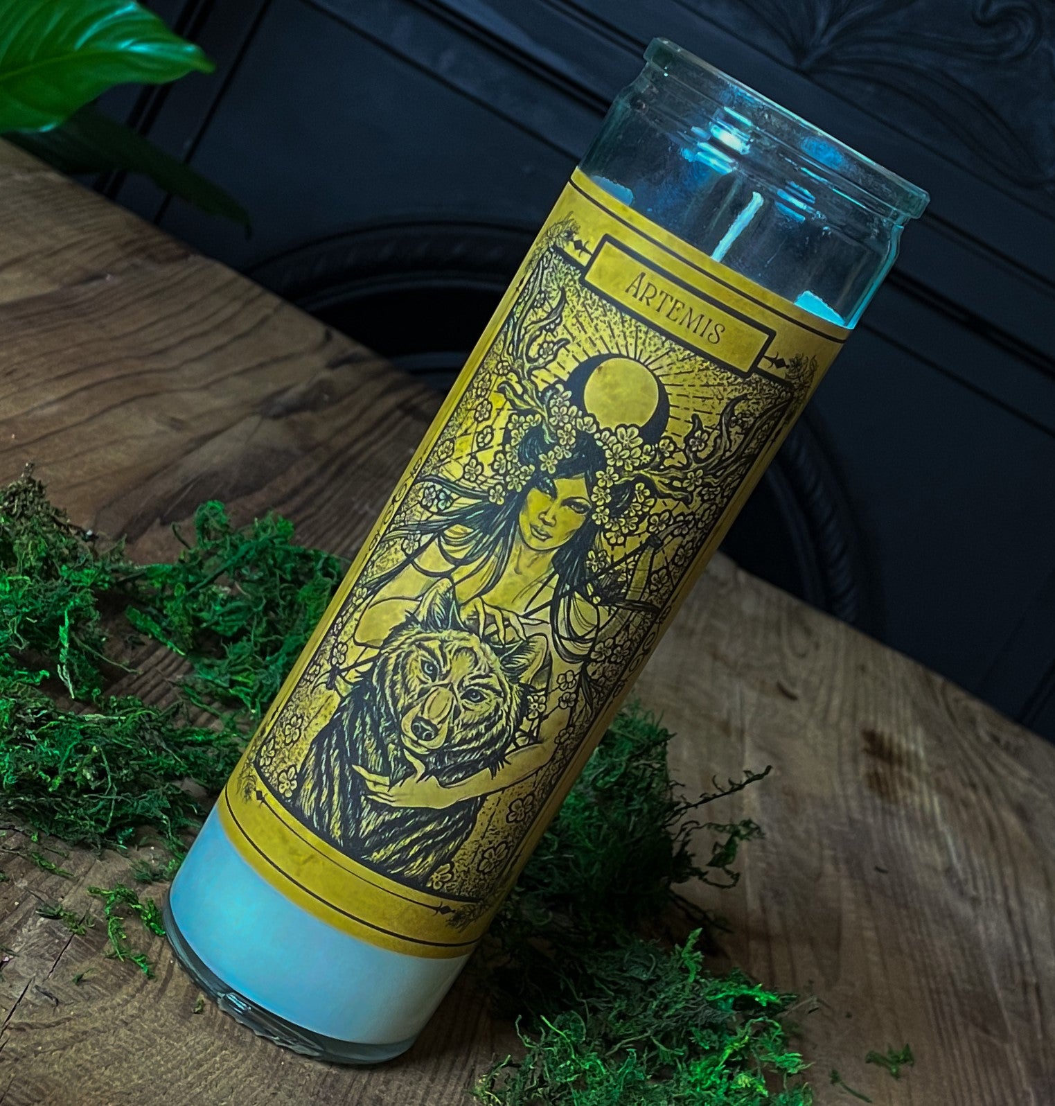 •ARTEMIS• super blue moon batch crystal candle main image 1