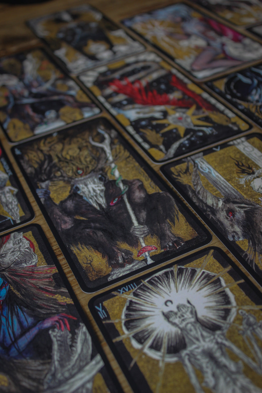 The Serpent Ikons, Tarot Deck with Hardcover Book