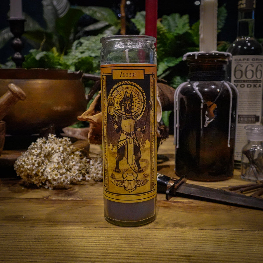 Anubis, Devotional Candle