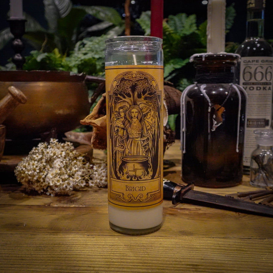 Brigid, Devotional Candle