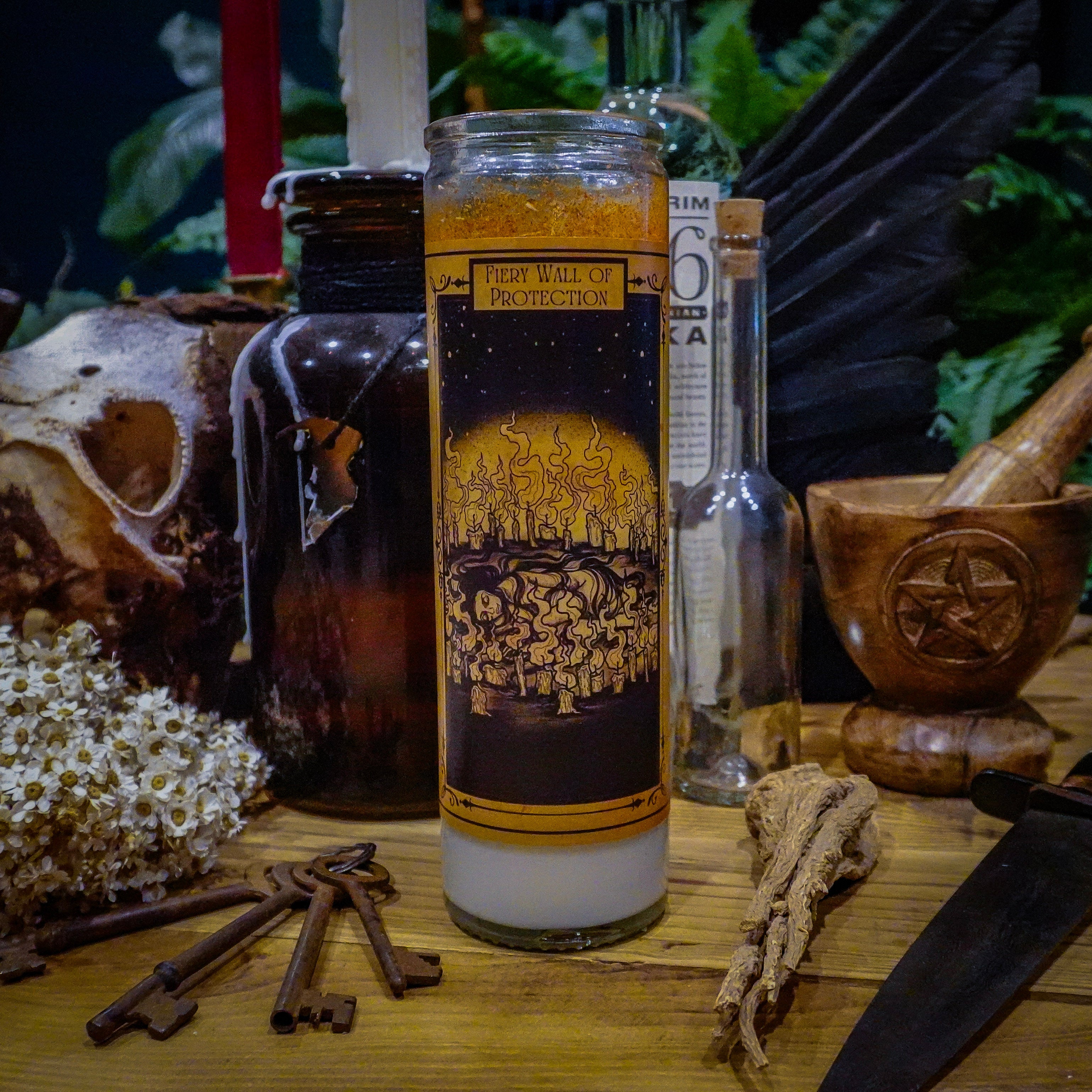 Fiery Wall of Protection, Fixed Candle | Elfhame, Melbourne