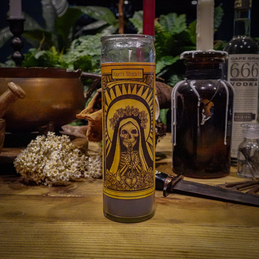 Santa Muerte, Devotional Candle