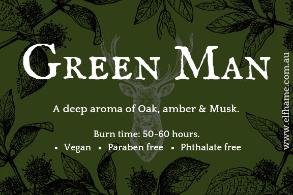 Green Man, Ritual Scent Candle